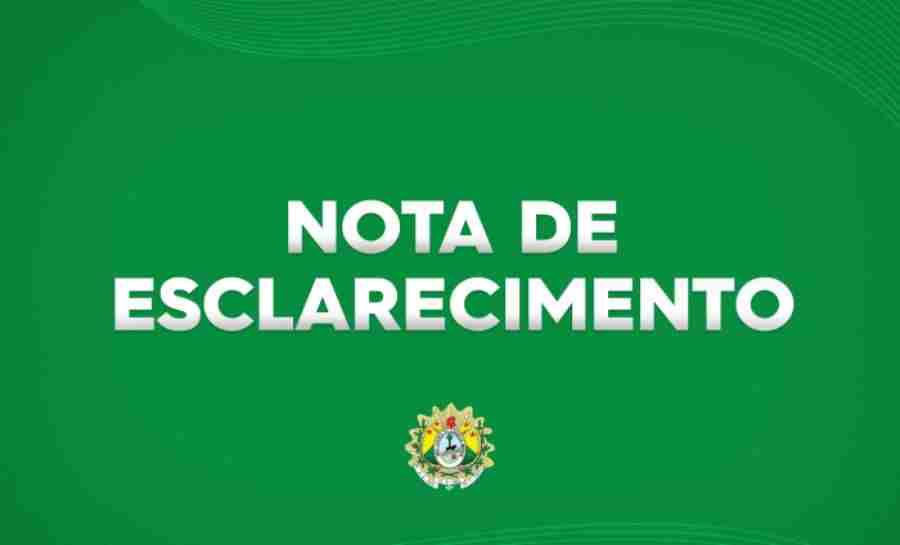 Nota de esclarecimento sobre ocorrência policial na estrada de Capixaba